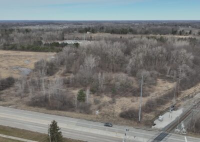 21 Mile Industrial Vacant Land Drone Image