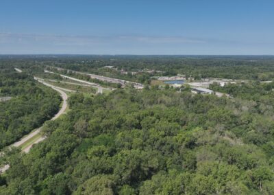 Van Buren Industrial Land West Drone Image