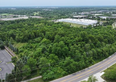 Harmon Road Industrial Site Drone Photo