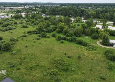 Scio Township Industrial Land Drone Image