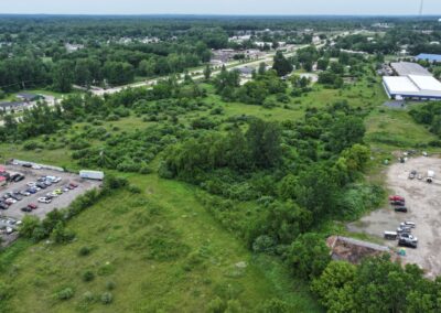 Scio Township Industrial Land Drone Image