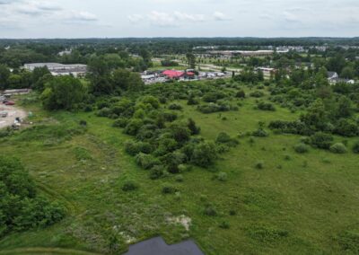Scio Township Industrial Land Drone Image