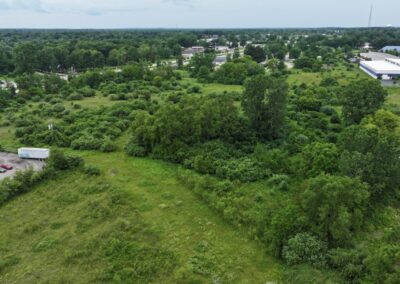 Scio Township Industrial Land Drone Image